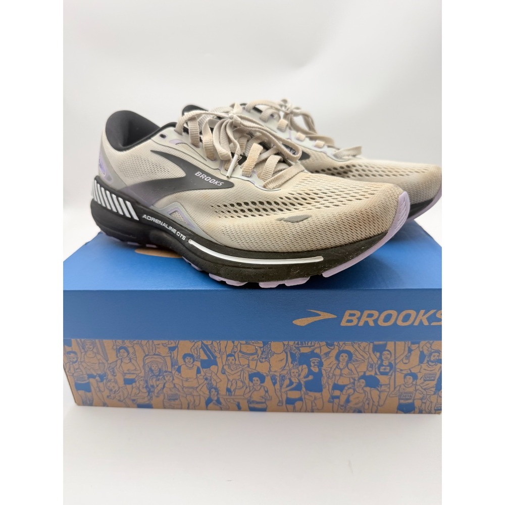Size 8 - Brooks Adrenaline GTS 23 Grey Purple W